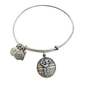 Alex and Ani Silver Team USA Gymnastics Bangle with Charms